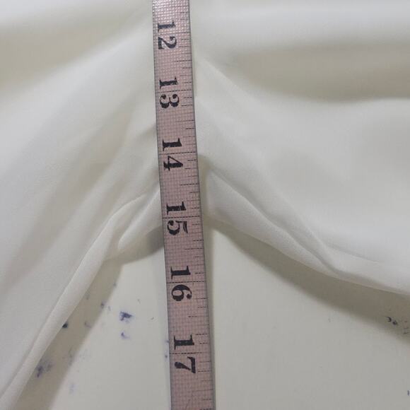 AW BRIDAL 10 L ivory Flossie wedding guest wide leg jumpsuit NEW b20 - Picture 9 of 12